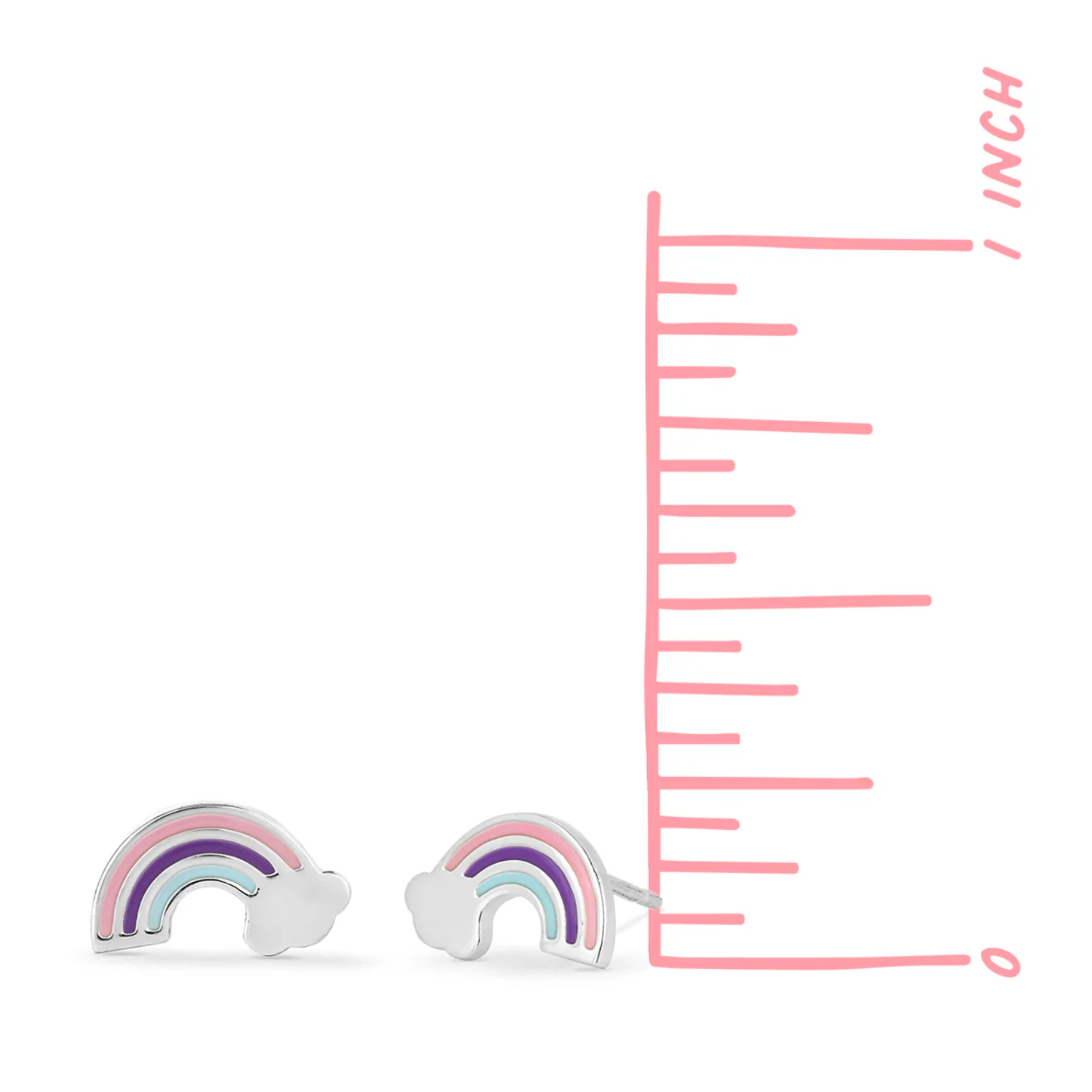 BOMA Rainbow and Cloud Studs