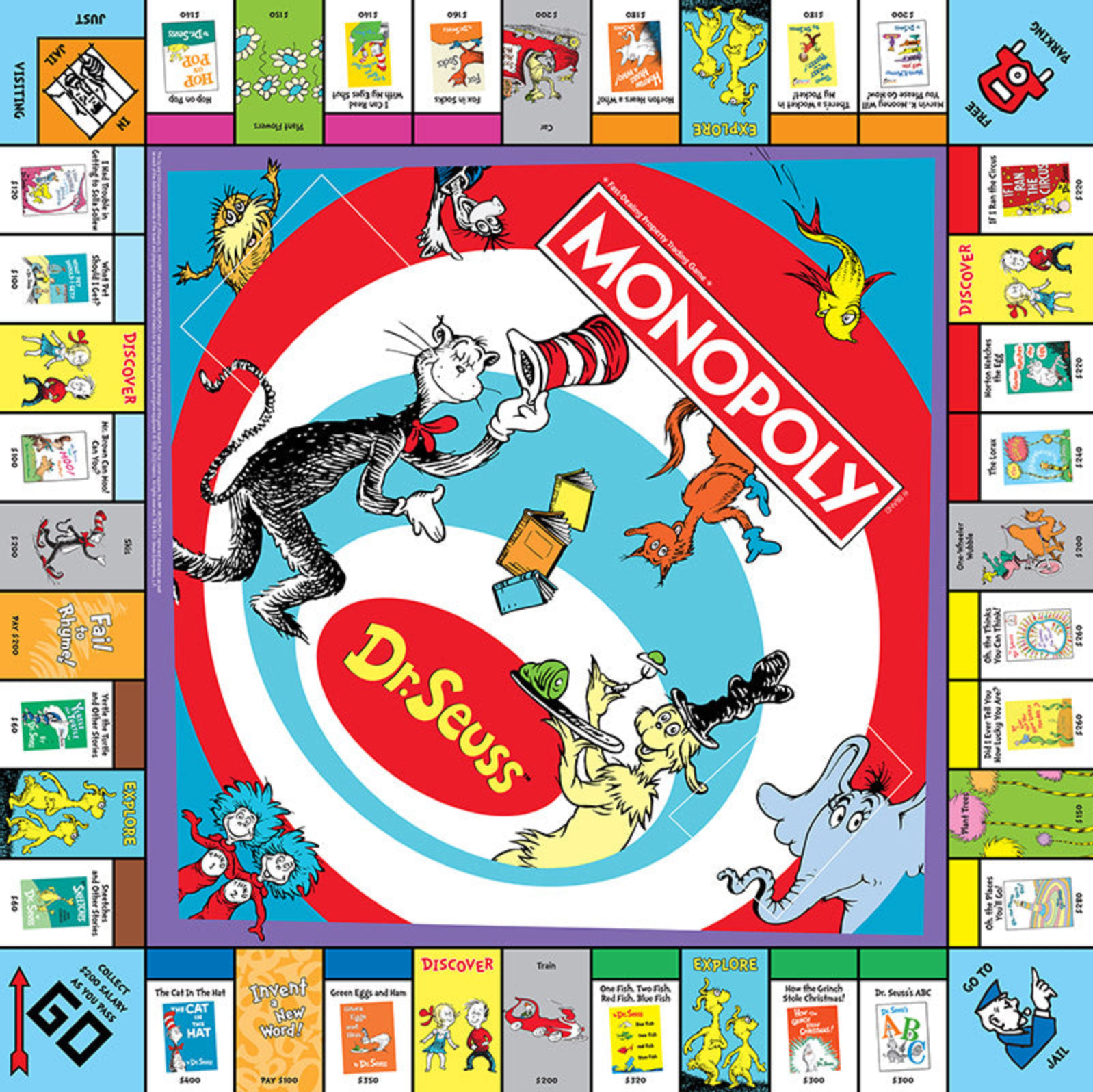 USAO Monopoly - Dr. Seuss