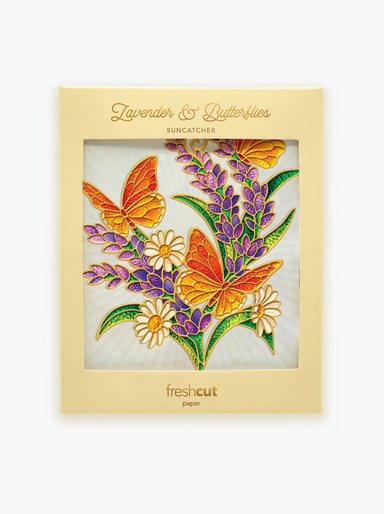 FRCC Lavender and Butterflies Suncatcher