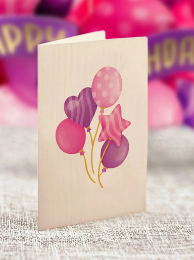 FRCC Mini Pink Birthday Balloons