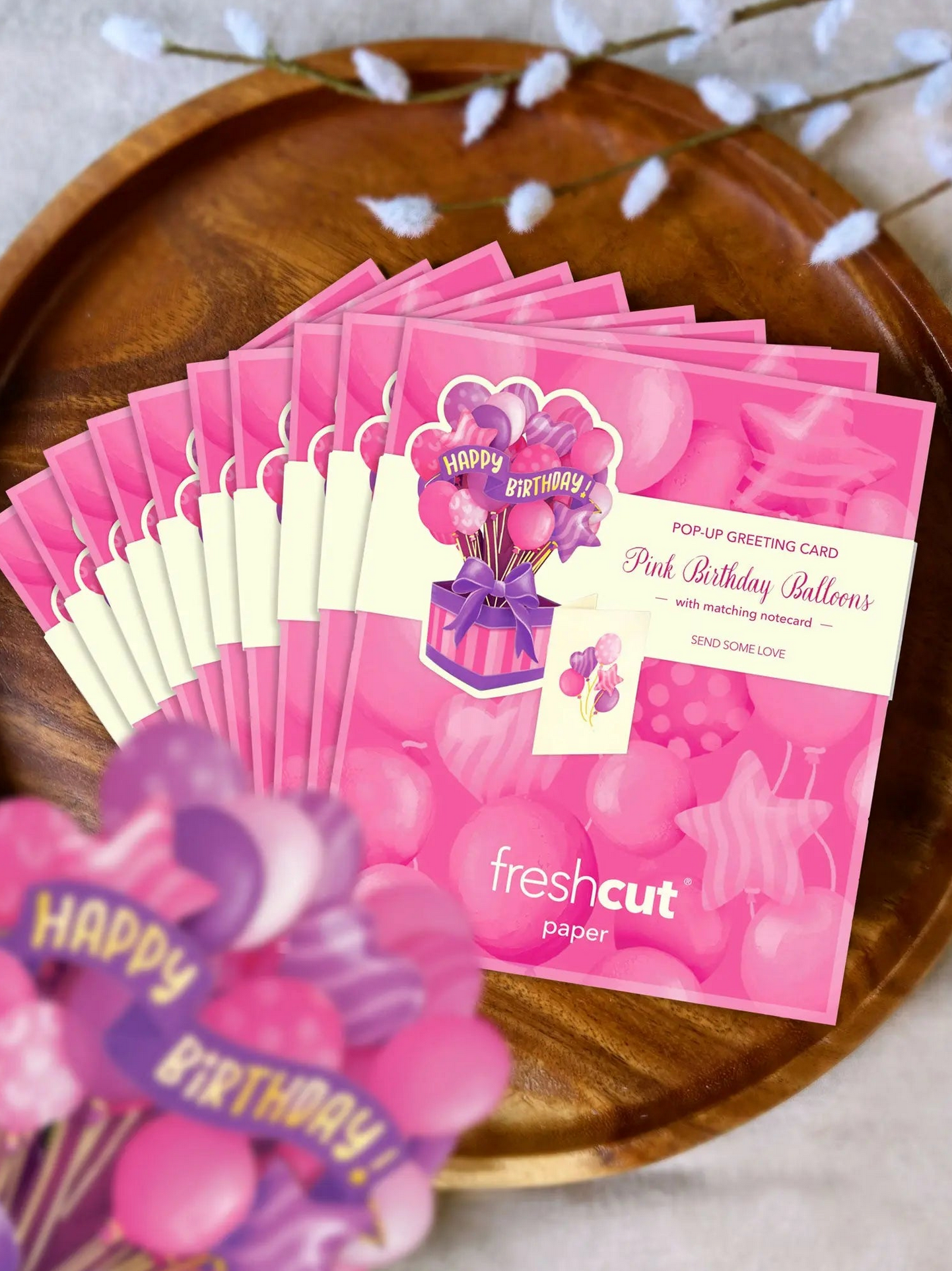 FRCC Mini Pink Birthday Balloons