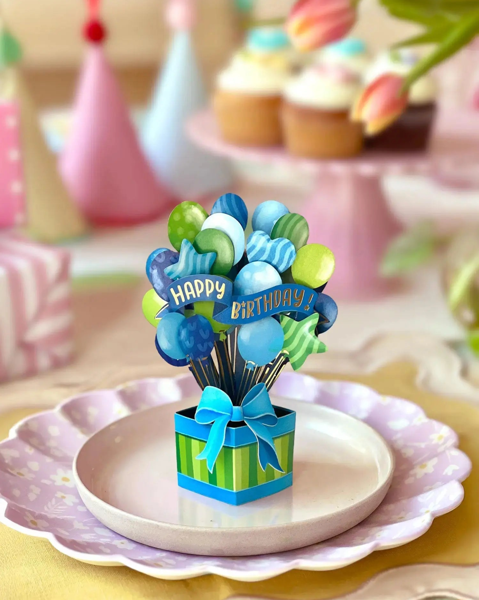 FRCC Mini Blue Birthday Balloons