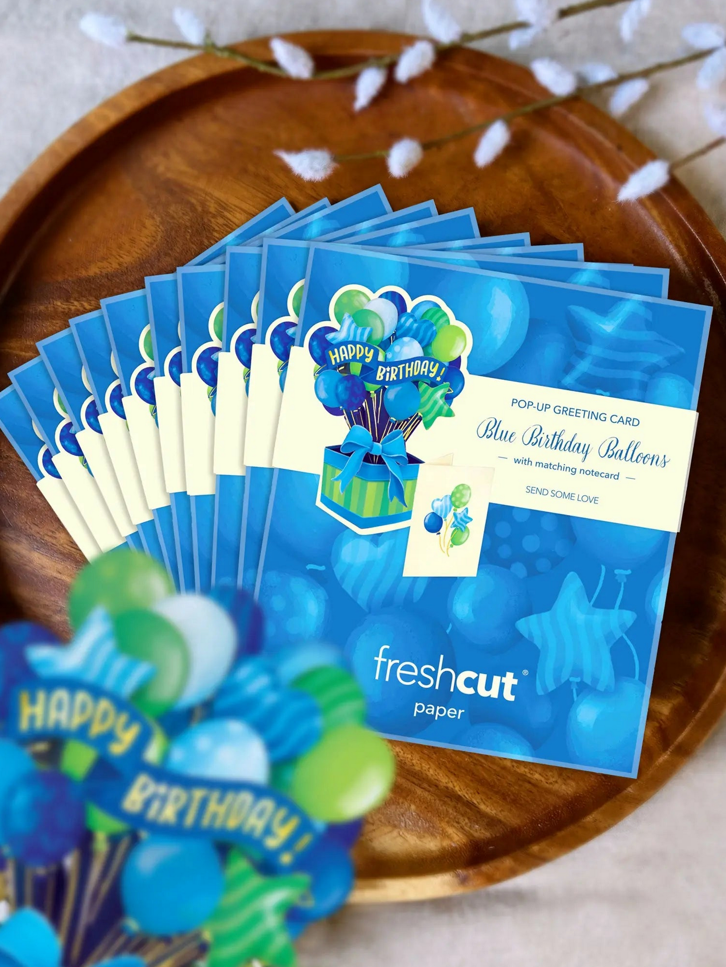FRCC Mini Blue Birthday Balloons