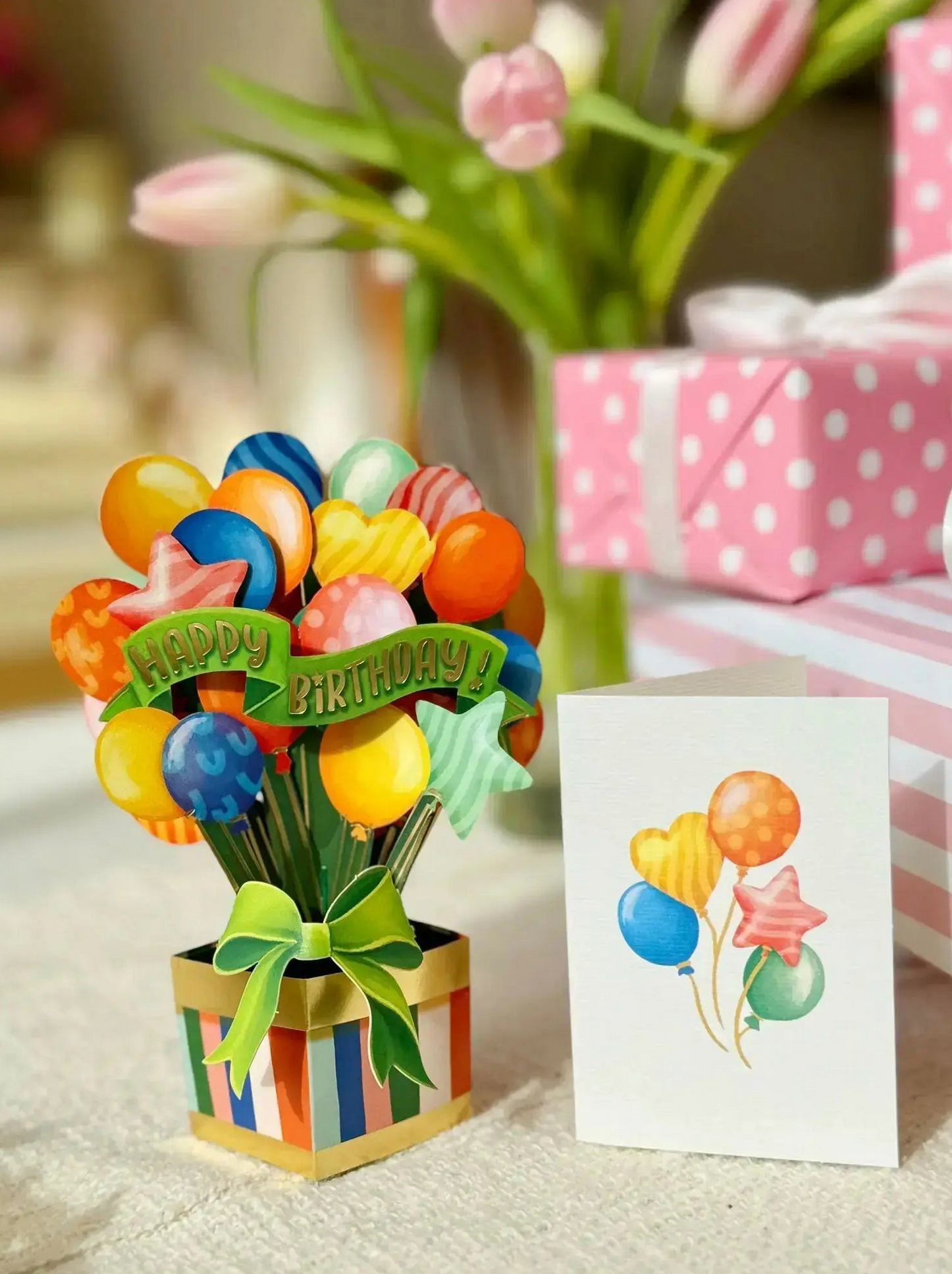 FRCC Mini Multicolored Birthday Balloons