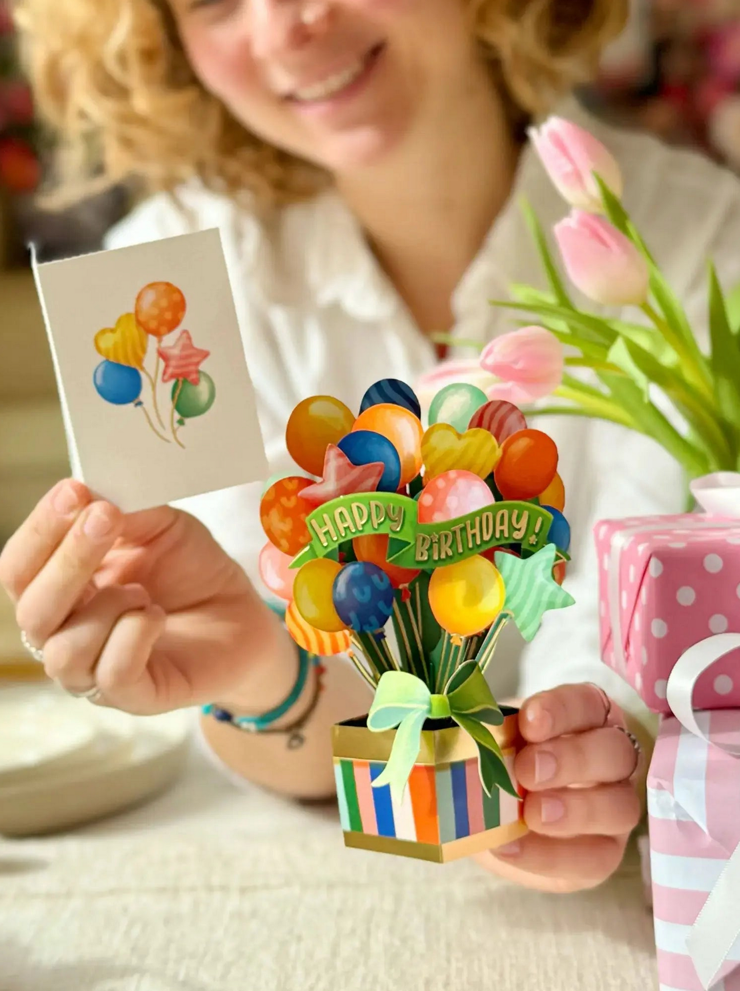FRCC Mini Multicolored Birthday Balloons
