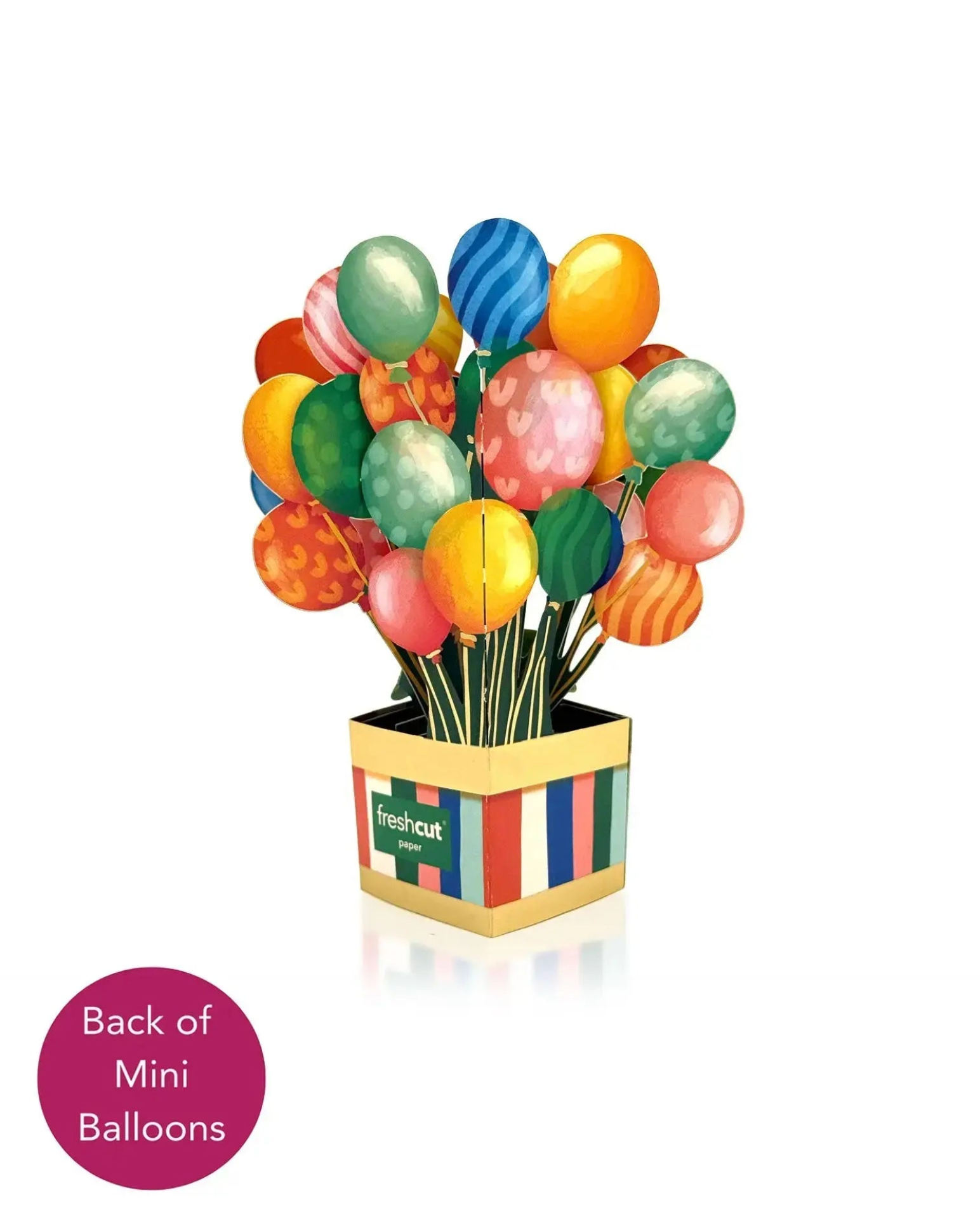 FRCC Mini Multicolored Birthday Balloons