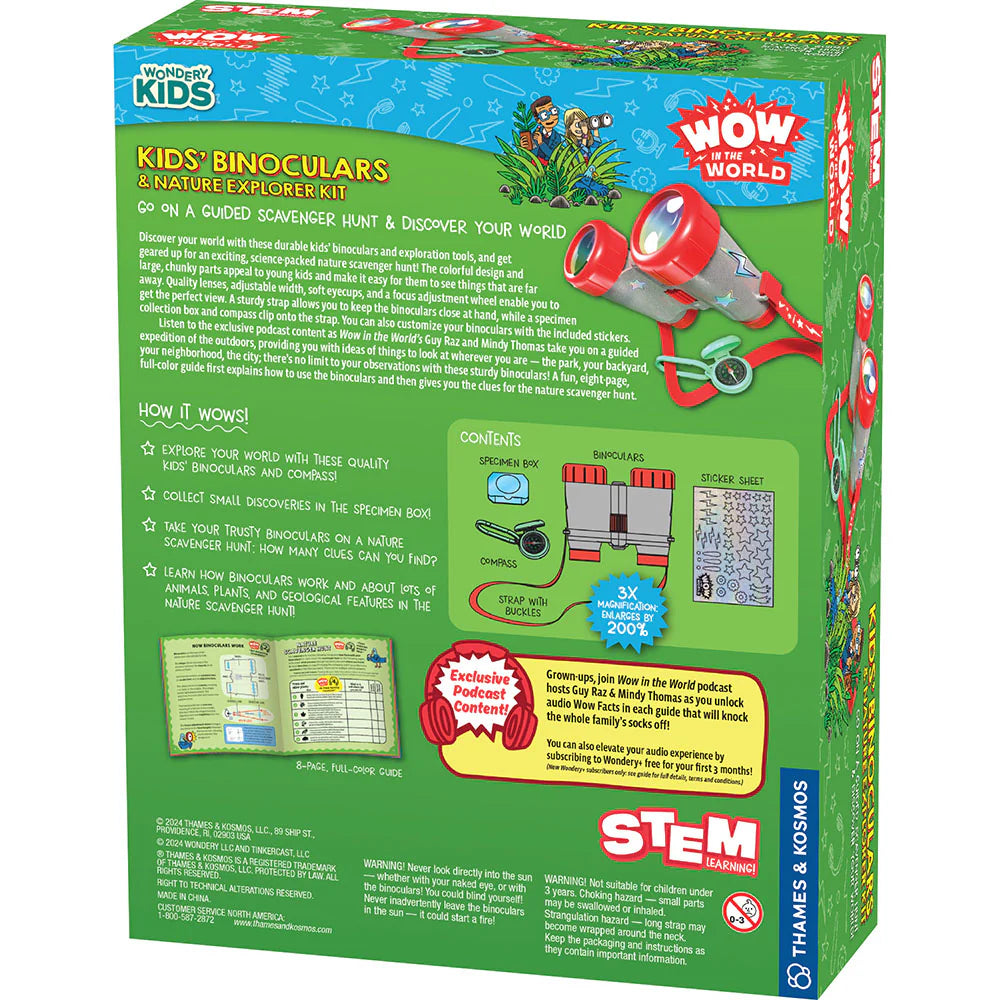 Kids' Binoculars & Nature Explorers Kit