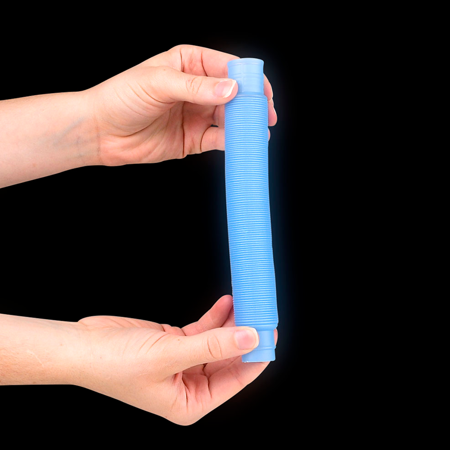 Glow In The Dark Pop Fidget Tube (Single) - Random Color