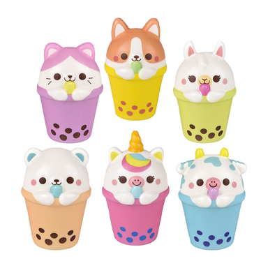 Squish Bubble Tea Animal 4" (Single) - Random Color