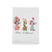Chico, California Floral Bouquets Kitchen Towel