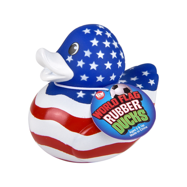 World Flag Rubber Duckies (Single) - Random Color