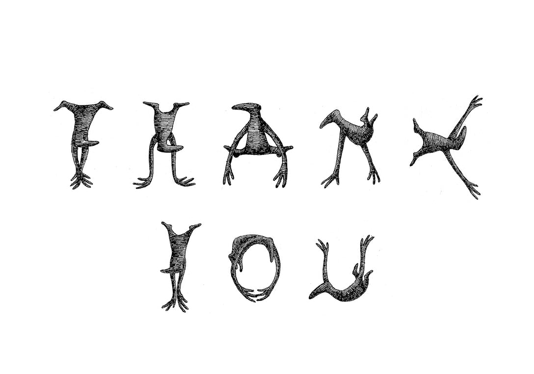 Edward Gorey Figbash Boxed Thank You Cards    