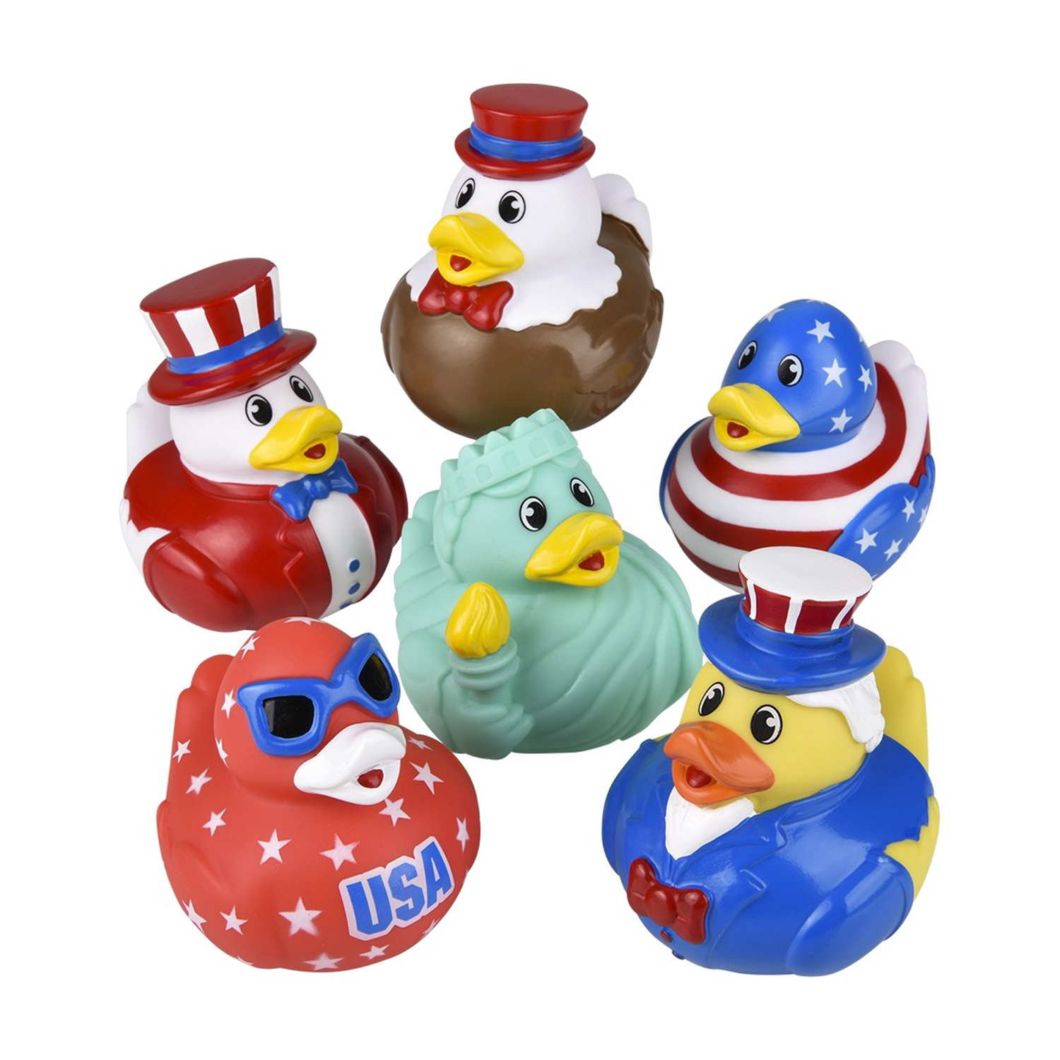 TTN Patriotic Rubber Ducks (Single) - Random Color