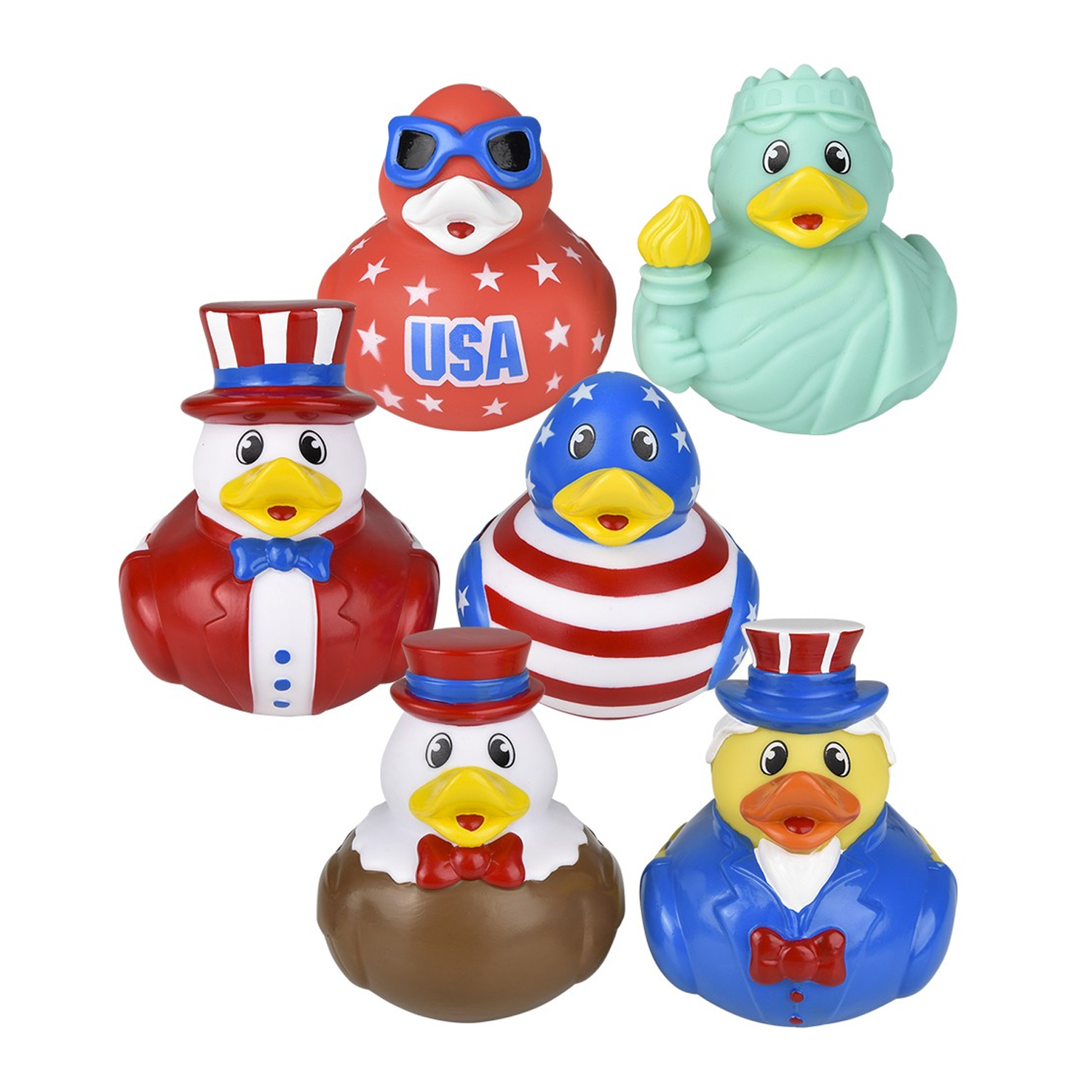 TTN Patriotic Rubber Ducks (Single) - Random Color