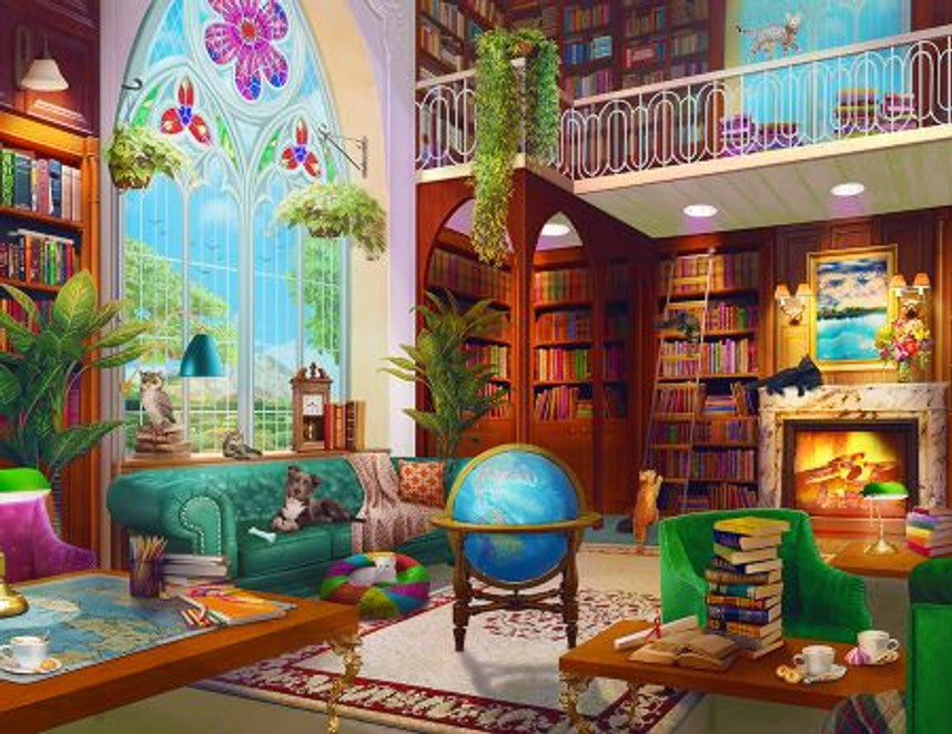 The Library 500 Piece Puzzle