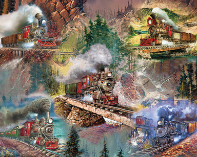 Thrilling Trains 1000 Piece Puzzle
