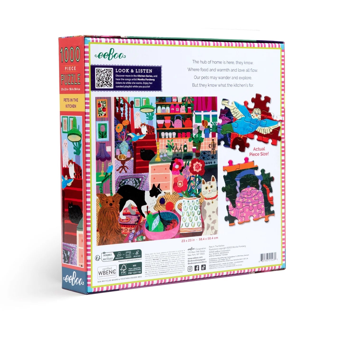 Pets In The Kitchen 1000 Piece Puzzle
