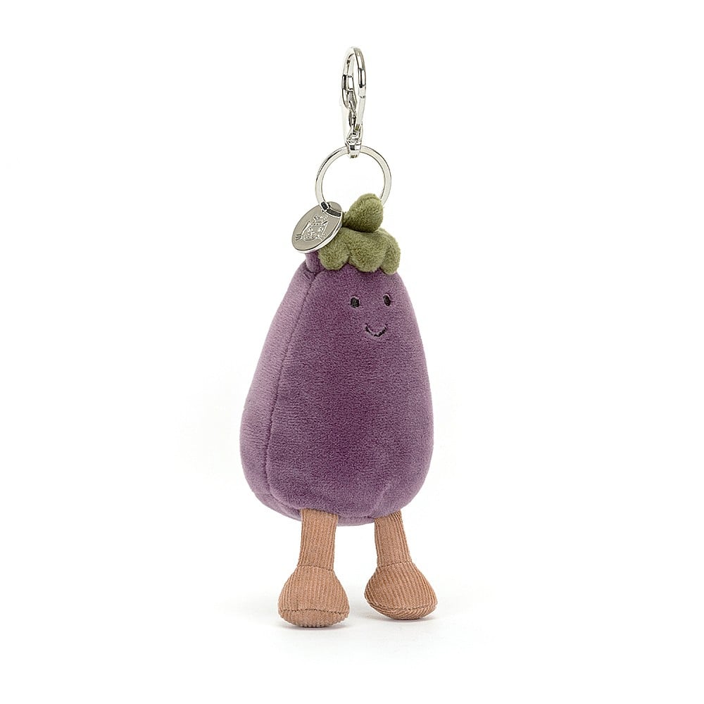 Jellycat Vivacious Aubergine Bag Charm    