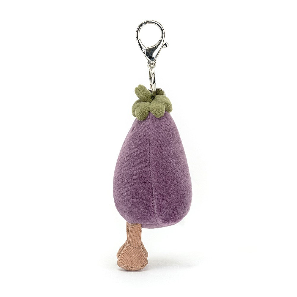 Jellycat Vivacious Aubergine Bag Charm    
