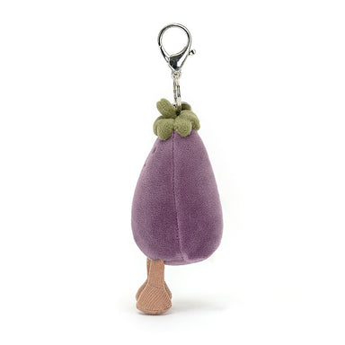 Jellycat Vivacious Aubergine Bag Charm    