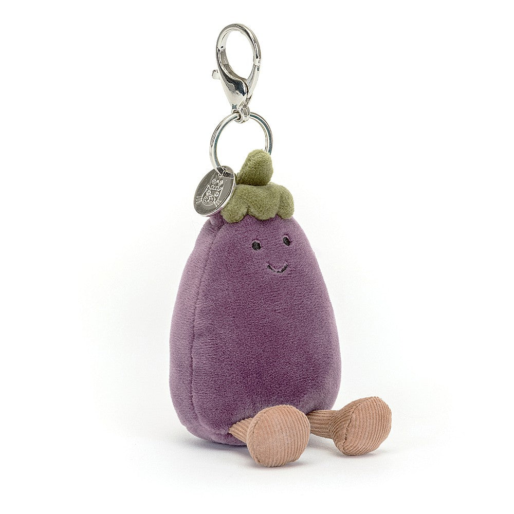 Jellycat Vivacious Aubergine Bag Charm    