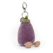 Jellycat Vivacious Aubergine Bag Charm    