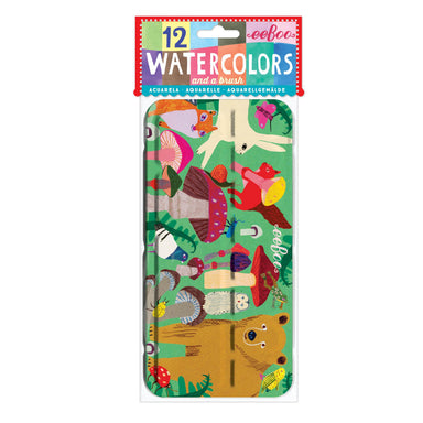 12 Vibrant Watercolors - Mushroom    