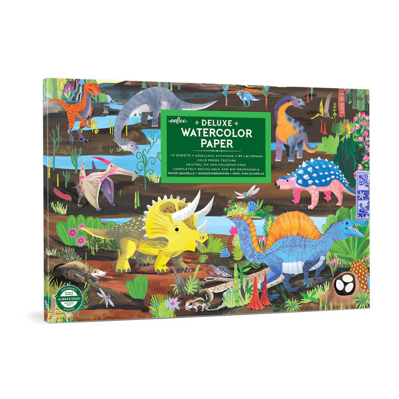 Dinosaur Watercolor Paper