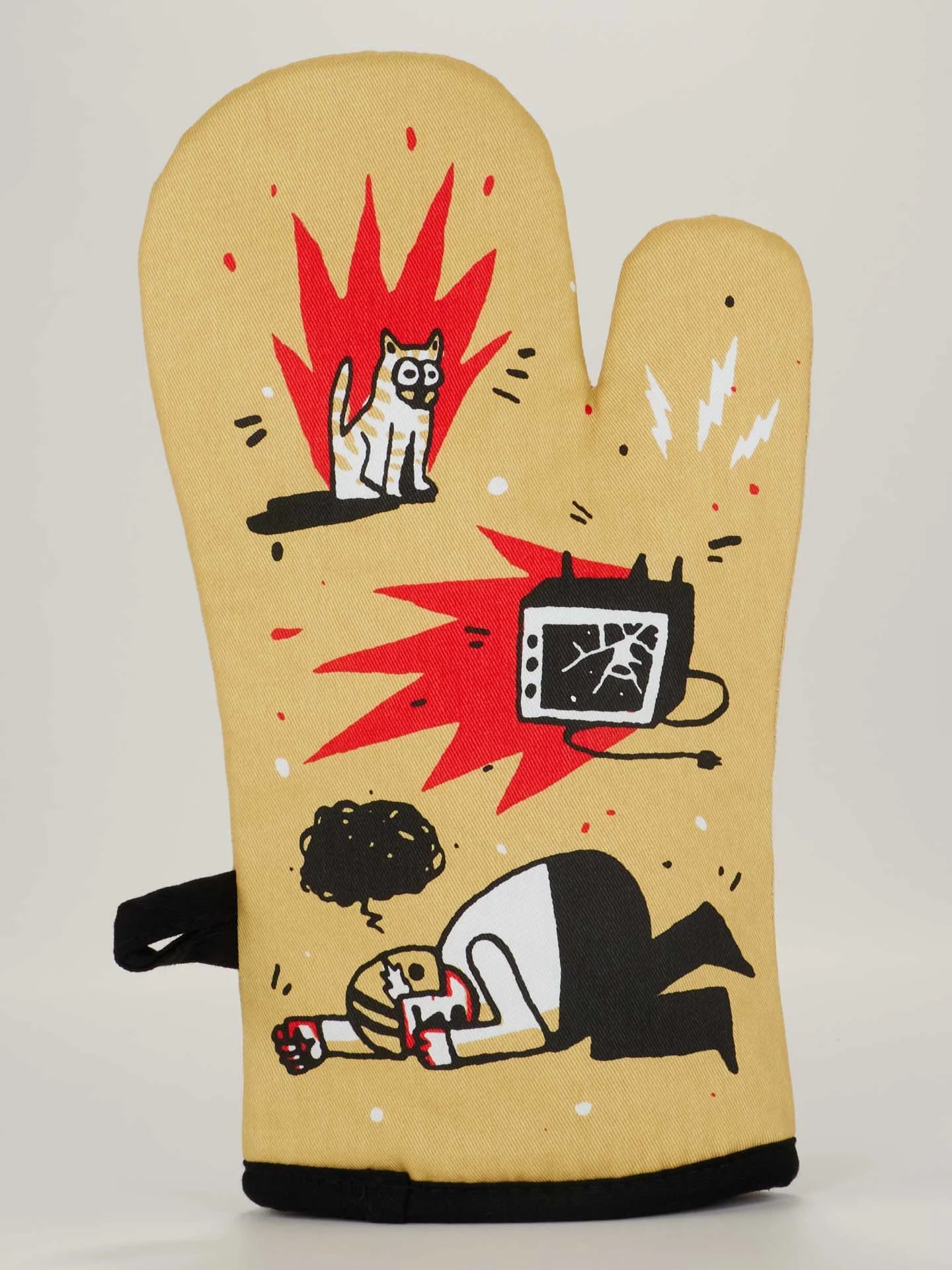 BLUQ It's A Great Day To Yell At Football Oven Mitt