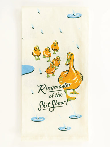 BLUEQ Ringmaster Of The Shitshow Dish Towel