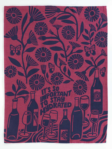 BLUQ It's So Important To Stay Hydrated Dish Towel