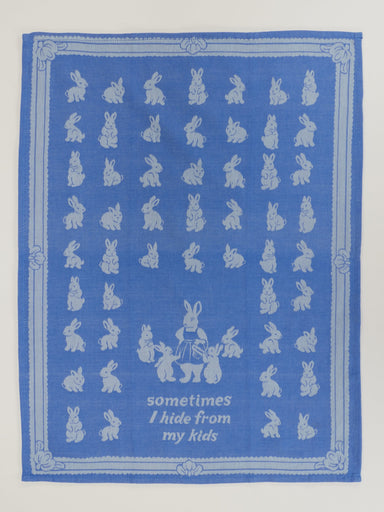 BLUEQ Sometimes I Hide From My Kids Dish Towel