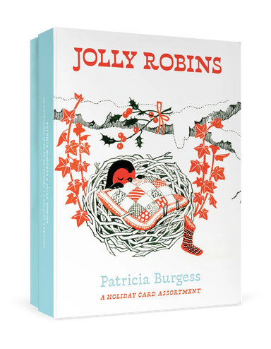 Patricia Burgess - Jolly Robins Boxed Holiday Card Assortment