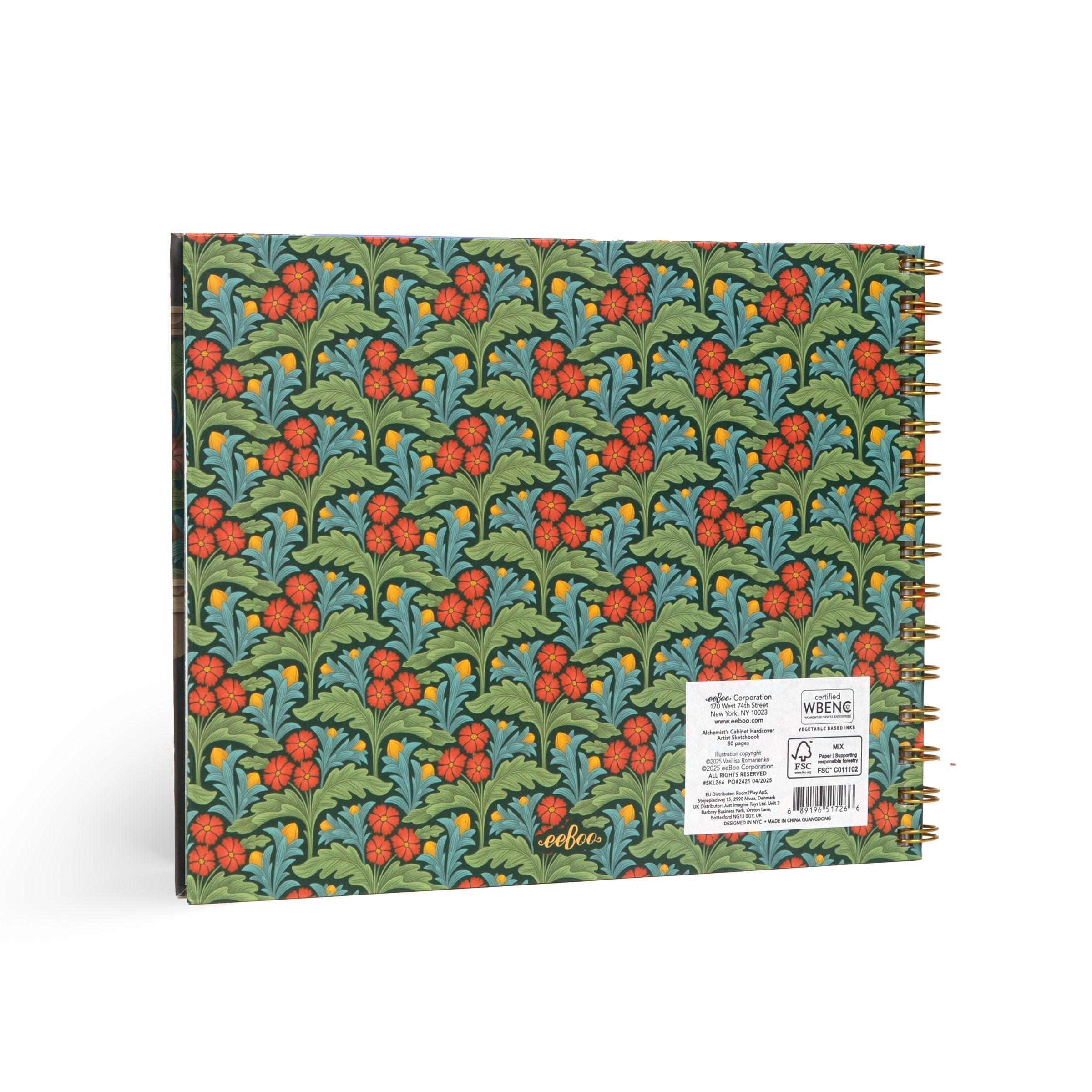 eeBoo Alchemist's Cabinet Hardcover Artist Sketchbook