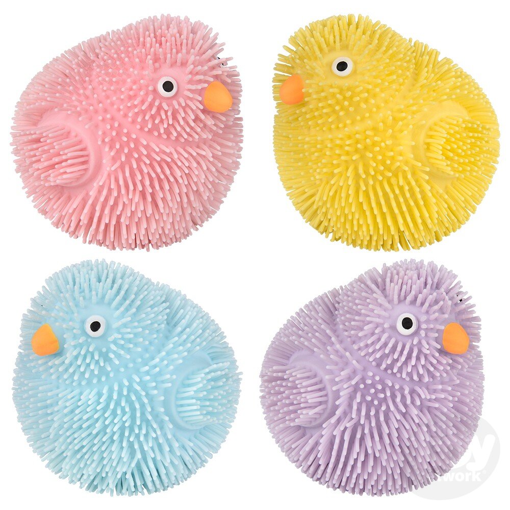 Easter Puffer Chick Pastel (Single) - Random Color