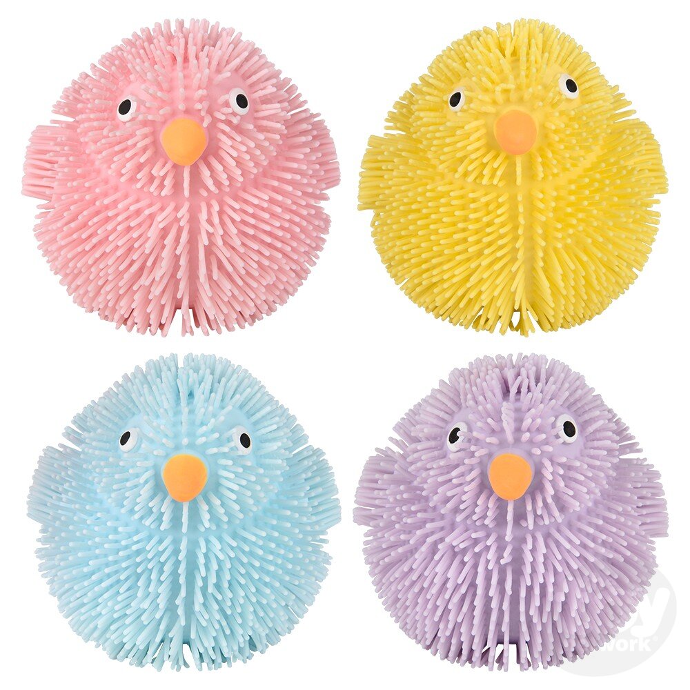 Easter Puffer Chick Pastel (Single) - Random Color