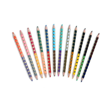 eeBoo Mushroom 12 Double Sided Color Pencils