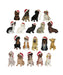 Cat OR Dog with Santa Hat Ornament (Single) - Random Breed