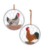 Chickens on Wire Ornament (Single) - Random Style