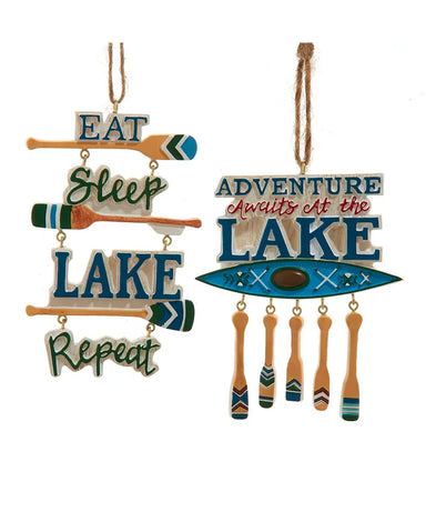 Lake Sayings Ornament (Single) - Random Style