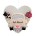 Just Married Wedding Car Ornament