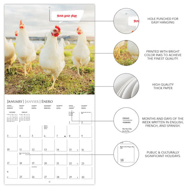 On the Farm 2027 Wall Calendar