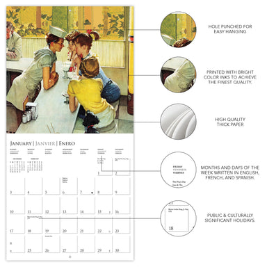 The Saturday Evening Post 2027 Mini Wall Calendar