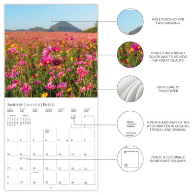 In Full Bloom 2027 Wall Calendar