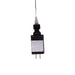 Warm White Superbright Twinkle LED Silver Wire Cluster Garland