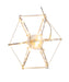 6" Warm White LED Foldable Metal Sphere