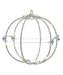 6" Warm White LED Foldable Metal Sphere