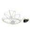12" Warm White LED Foldable Metal Sphere
