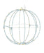 12" Warm White LED Foldable Metal Sphere