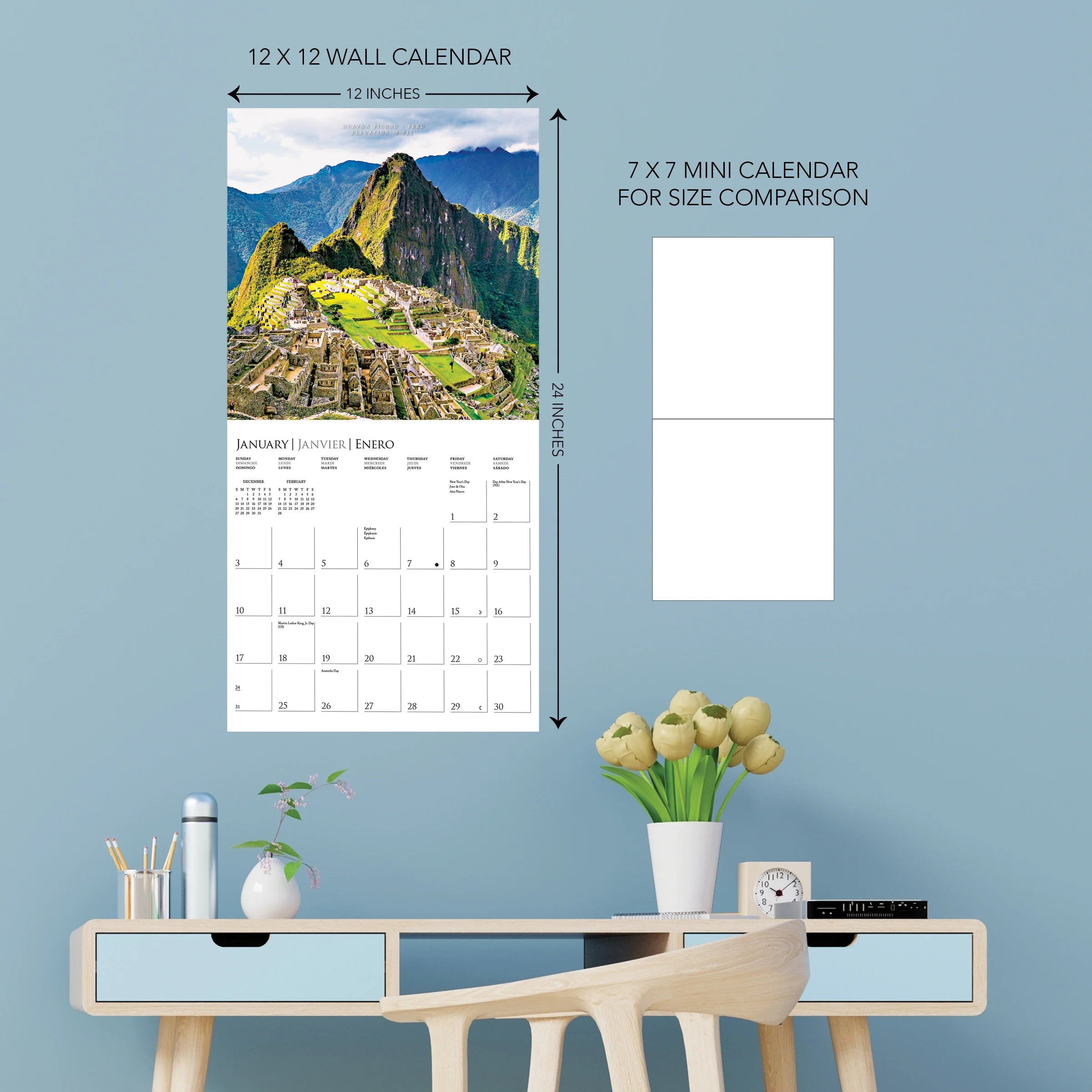 GRPH Magnificent Mountains 2027 Wall Calendar